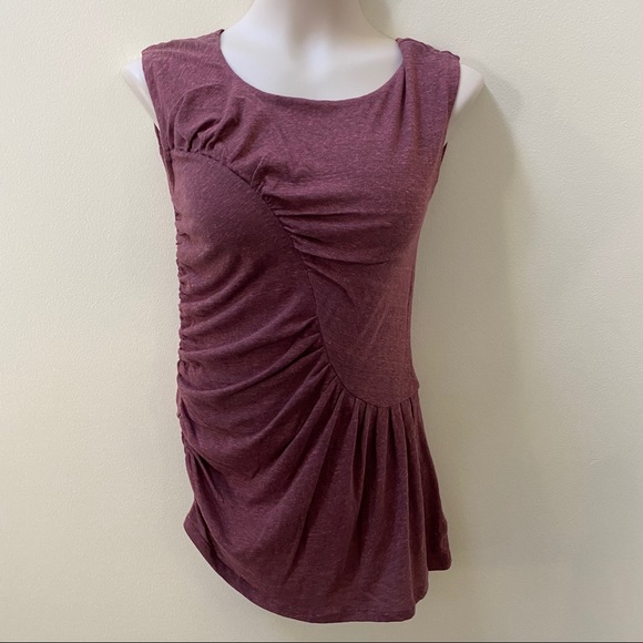 Anthropologie Tops - Deletta Anthropologie Ruched Top Sz S